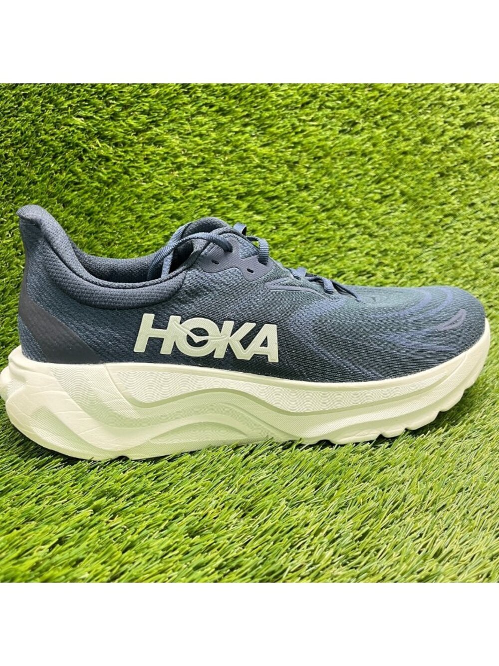 Hoka One One Arahi 8 Mens Size 13 Blue White Athletic Running Shoes Sneakers